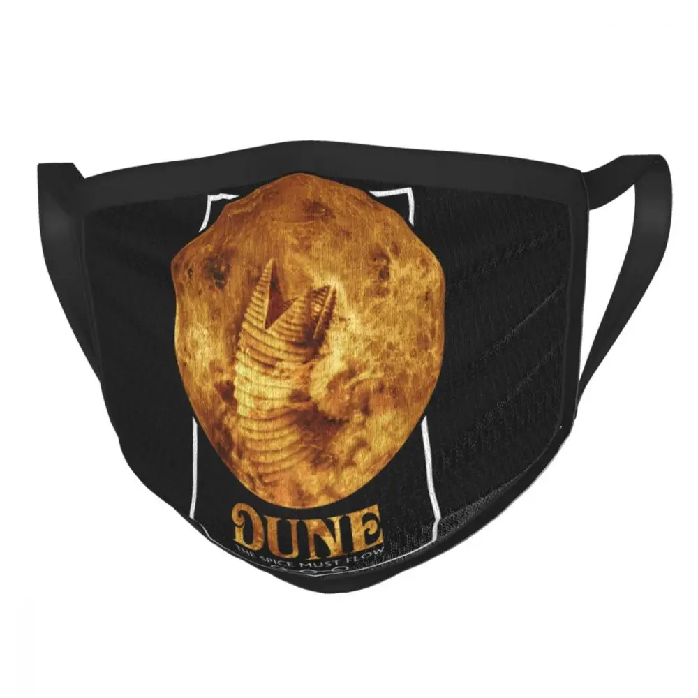

Dune The Spice Must Flow Sandworm Planet многоразовая маска для лица Arrakis противодымчатая Пылезащитная маска респиратор