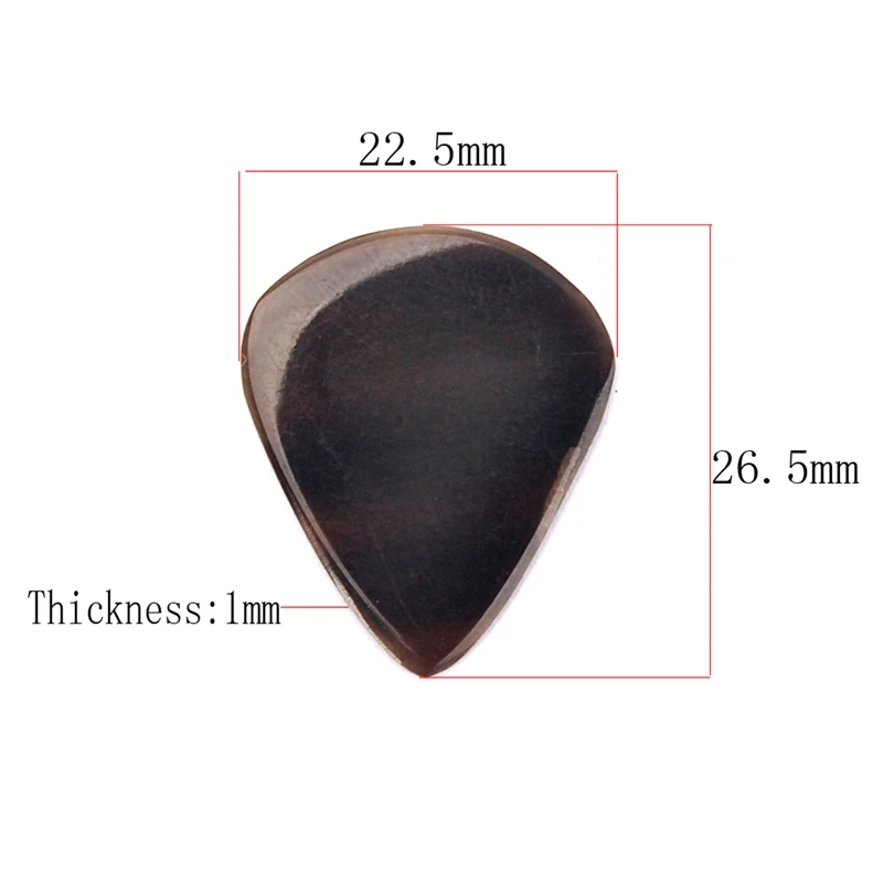 

10Pcs Handcrafted Horn Guitar Picks Mediator for Guitar Manduolin Banjo Ukulele Bass 0.8--1.2mm