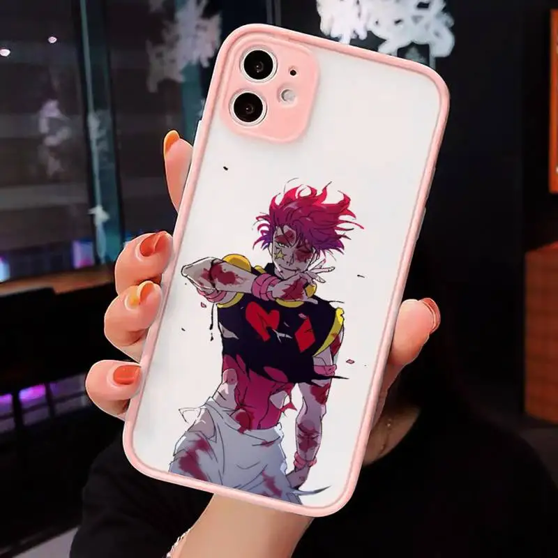 

Hisoka Anime Hunter X hunter high quality Phone Cases matte transparent For iphone 7 8 11 12 plus mini x xs xr pro max cover