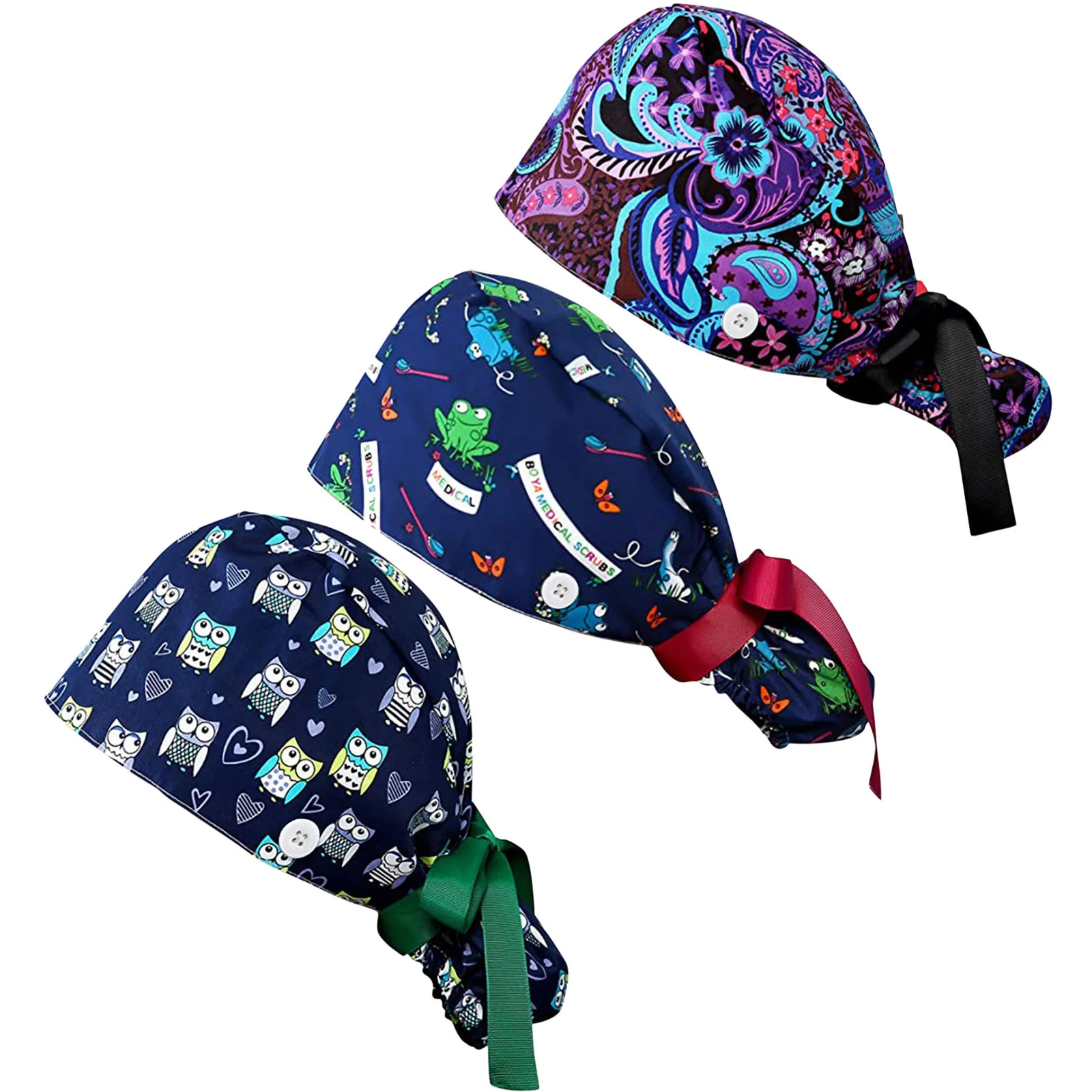 3 шт. матовая шапка-скраб для мужчин и женщин из натурального хлопка | Аксессуары