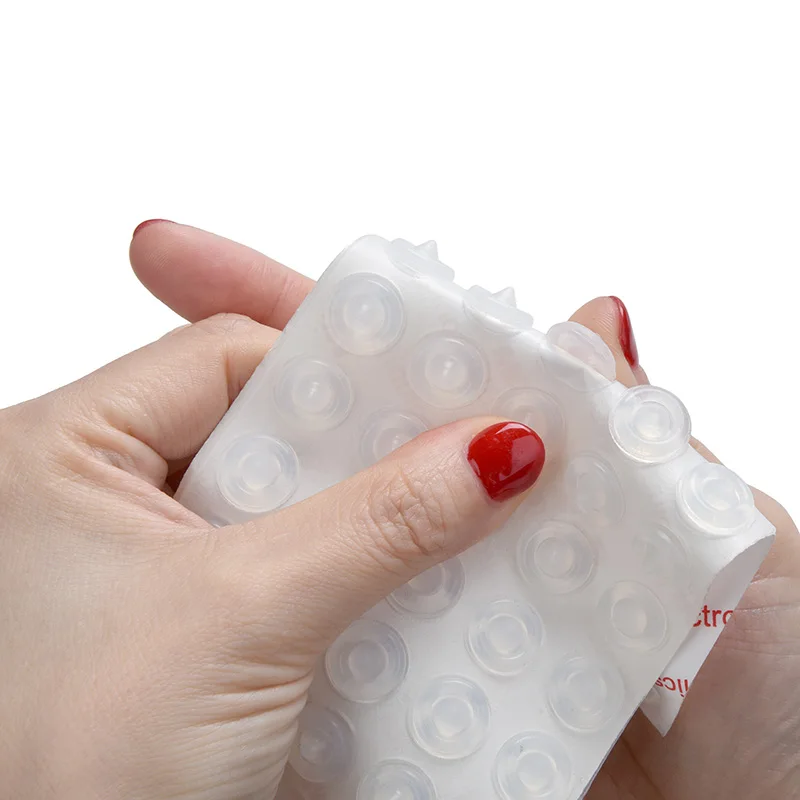 2 шт Самоклеющиеся силиконовые резиновые прокладки ограничители открывания