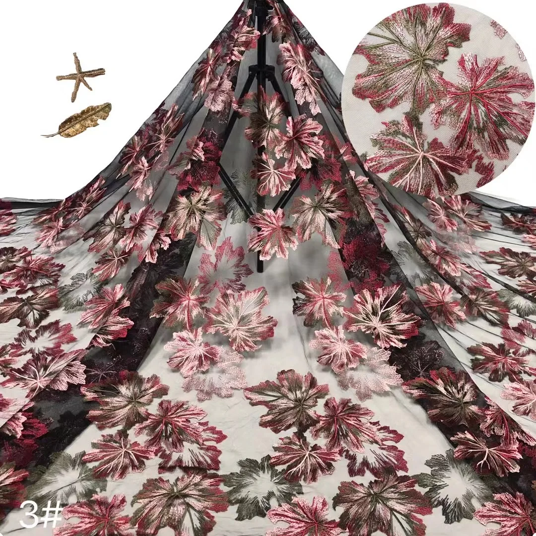 

Новое поступление, модное женское платье Чонсам большого размера с вышивкой в виде листьев лотоса, свадебное платье, кружевная ткань, 5 ярдо...