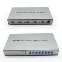 hdmi 4x1 quad multi viewer switcher pip support seamless switch hd video splitter compliant divider video converter