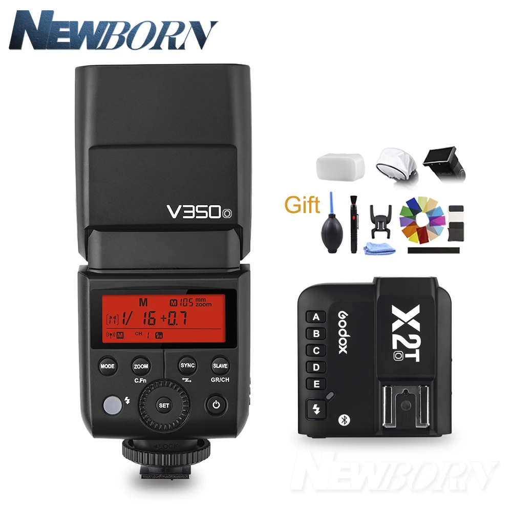

Беспроводная вспышка Godox X2T-O TTL Trigge 2,4G Mini Li-Ion TTL V350O вспышка для камеры HSS 1/8000s GN36 для Olympus