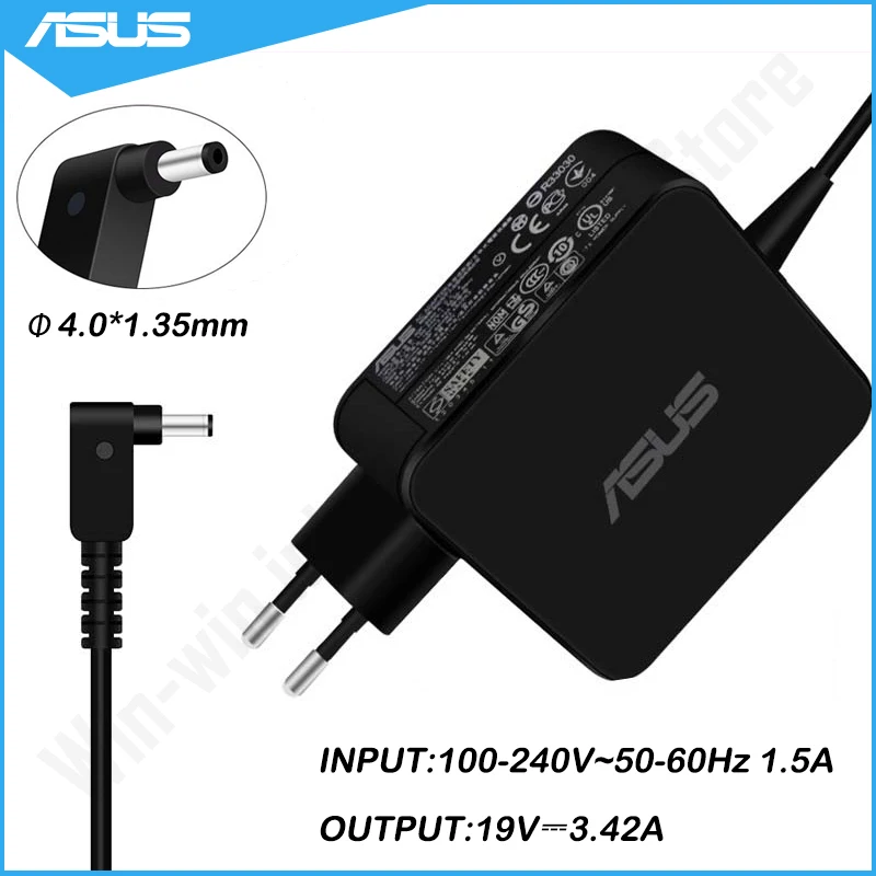 Адаптер питания для ноутбука ASUS 19 в 4 0 А 65 Вт 1 35 * мм|Адаптеры ноутбуков| |