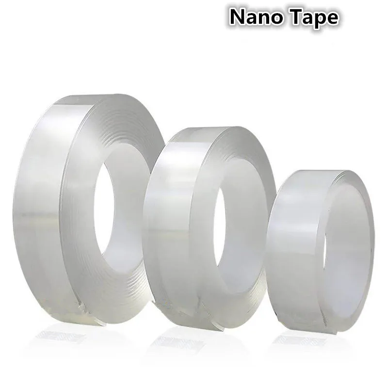 1/3/5M Nano Не оставляющий следов надежный дизайн лента-липучка Magic Tape Съемная двойная