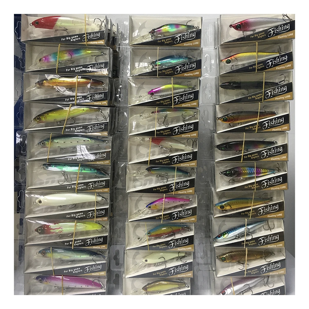 Mixed Lots of 30pcs 8cm 9cm 11cm Minnow Pencil Hard Fishing Lures Multi Colors | Спорт и развлечения