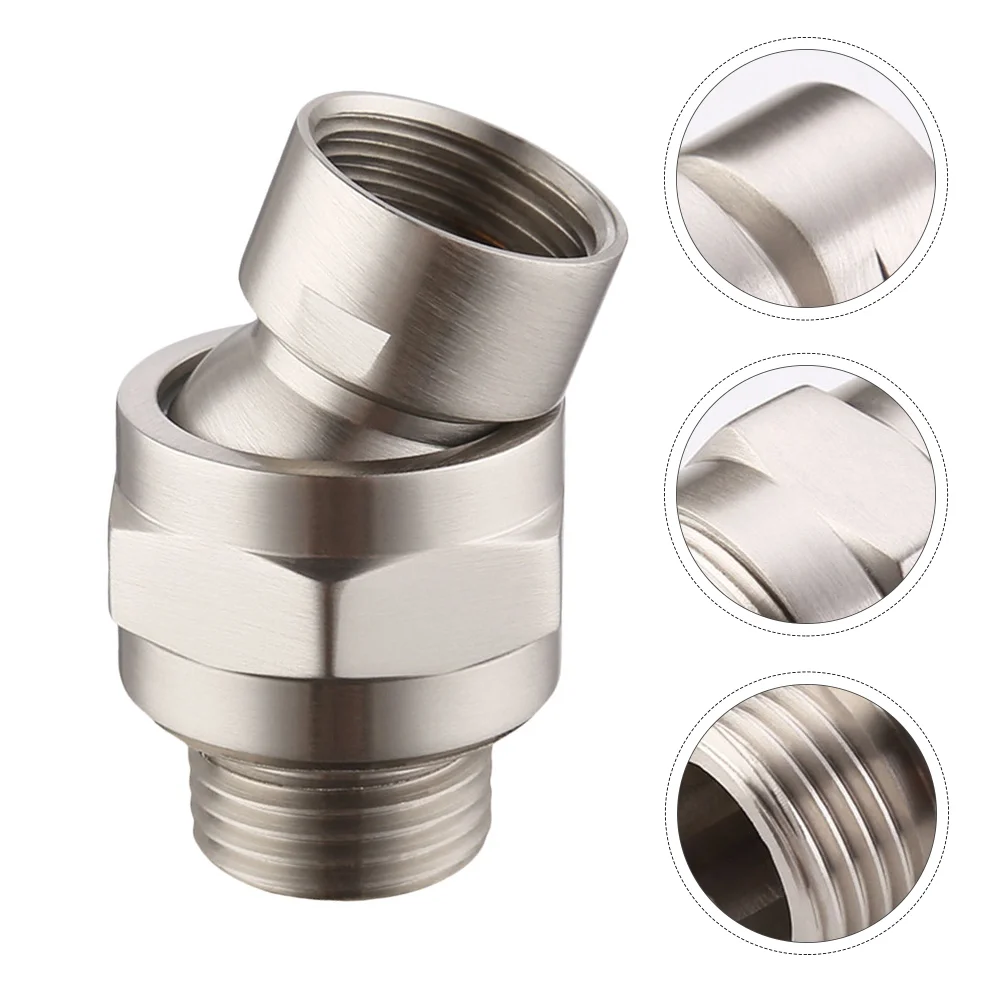 

Медный душевой распылитель, соединитель для ванной комнаты, серебристый, 1 шт.