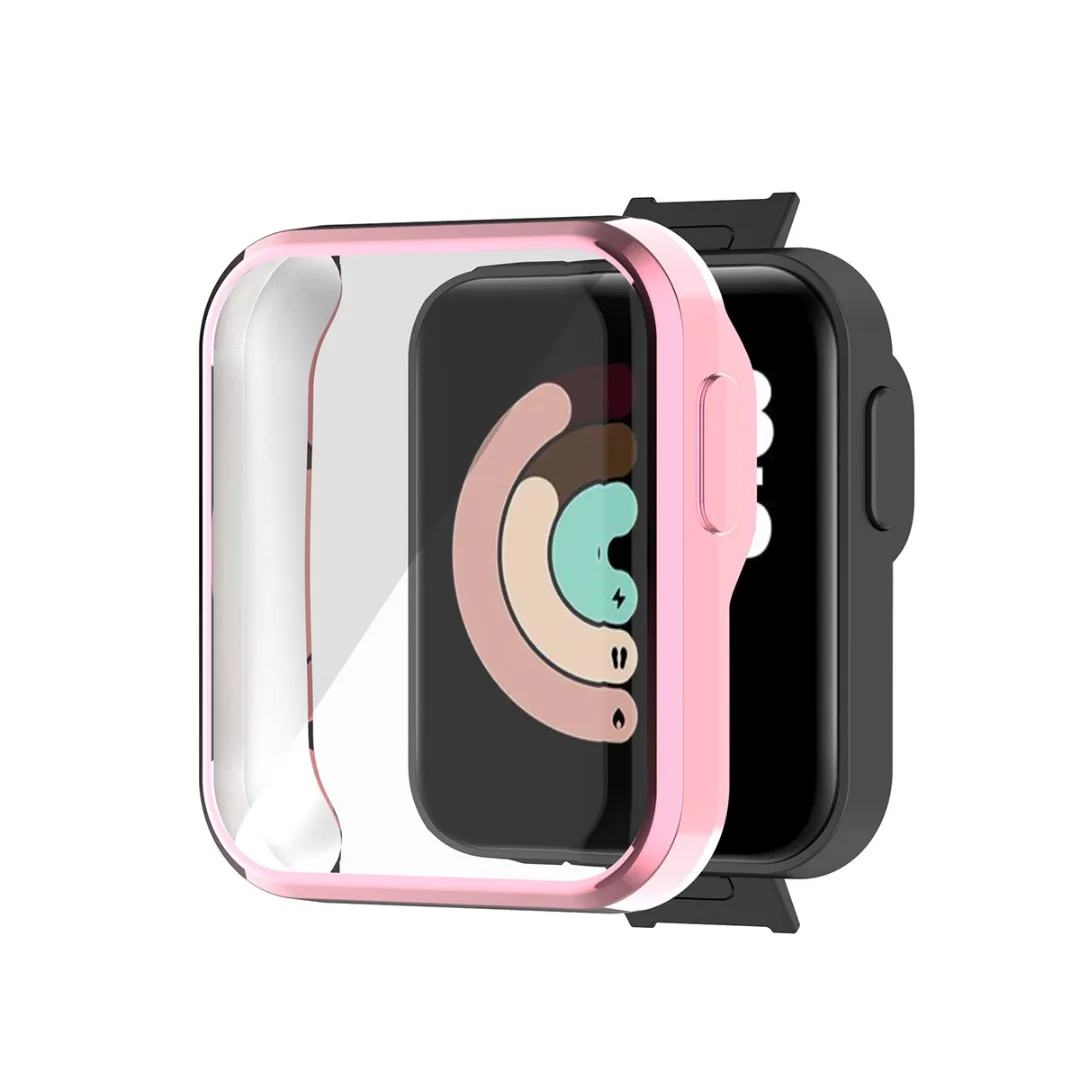 

7 Colors TPU Case for Mi Watch Lite / Redmi Watch Anti-scratch Accessories Fashion Electroplating Full Cover Shell Protective