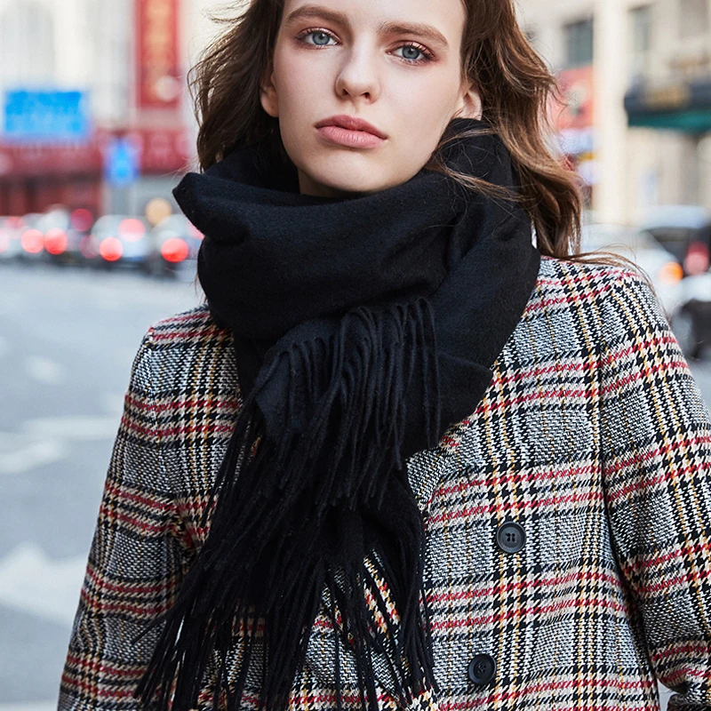 Кашемировые шарфы женский зимний шарф 2018 из пашмины женские роскошные Брендовые