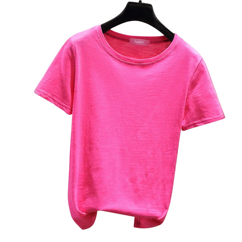 

Simple Summer Hot Selling Leisure Women's Short Sleeve Breathable T-shirt