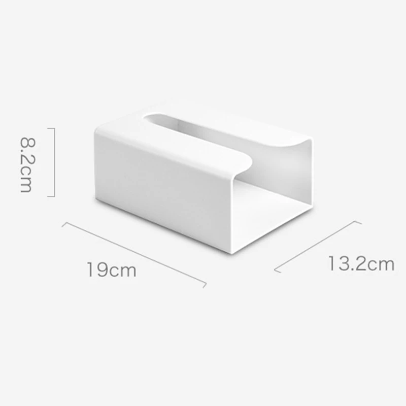 

Toilet Kitchen Tissue Box Paper Holder Portable Wall Mounted Storage Organizer Case SDF-SHIP