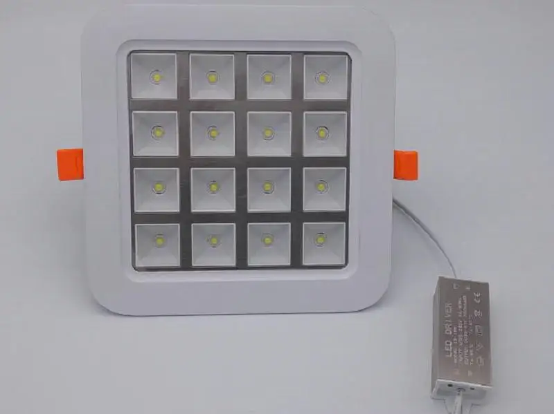 Затемняемый Светодиодный светильник COB Потолочный Точечный AC85 265V потолочное