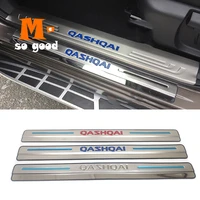 for nissan qashqai j11 stainless steel 2015 2016 2017 2018 door sill scuff plate sills pedal car styling accessories 4pcs