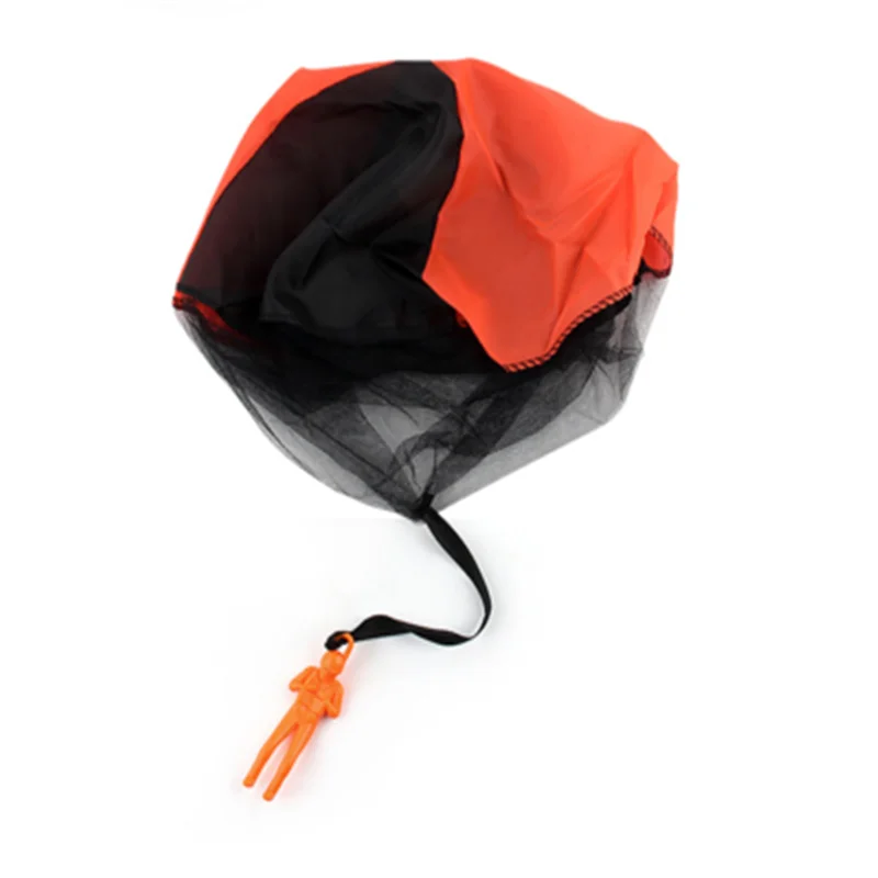 2pcs orrange 2 шт хватать руками дети мини легкий игрушечный парашют игрушки для детей уличные игры солдат Спорт на открытом воздухе развивающая игрушка для детей - Цвет: 2pcs orrange