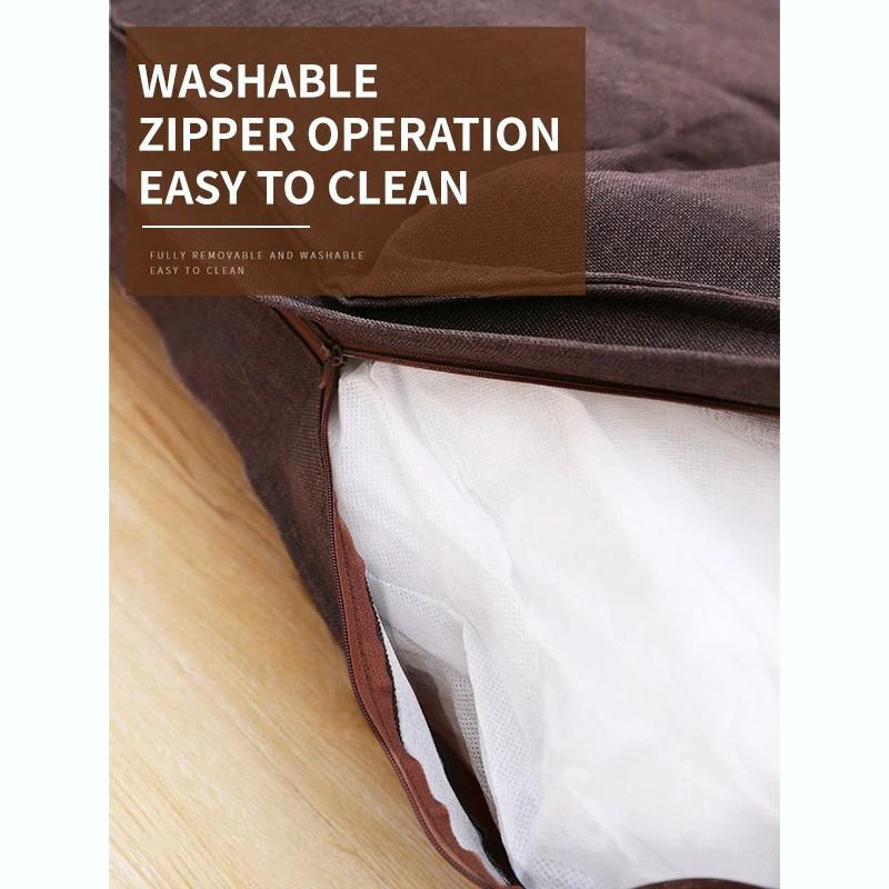 Квадратная кровать для собаки диван утолщенная теплая подушка щенка питомник