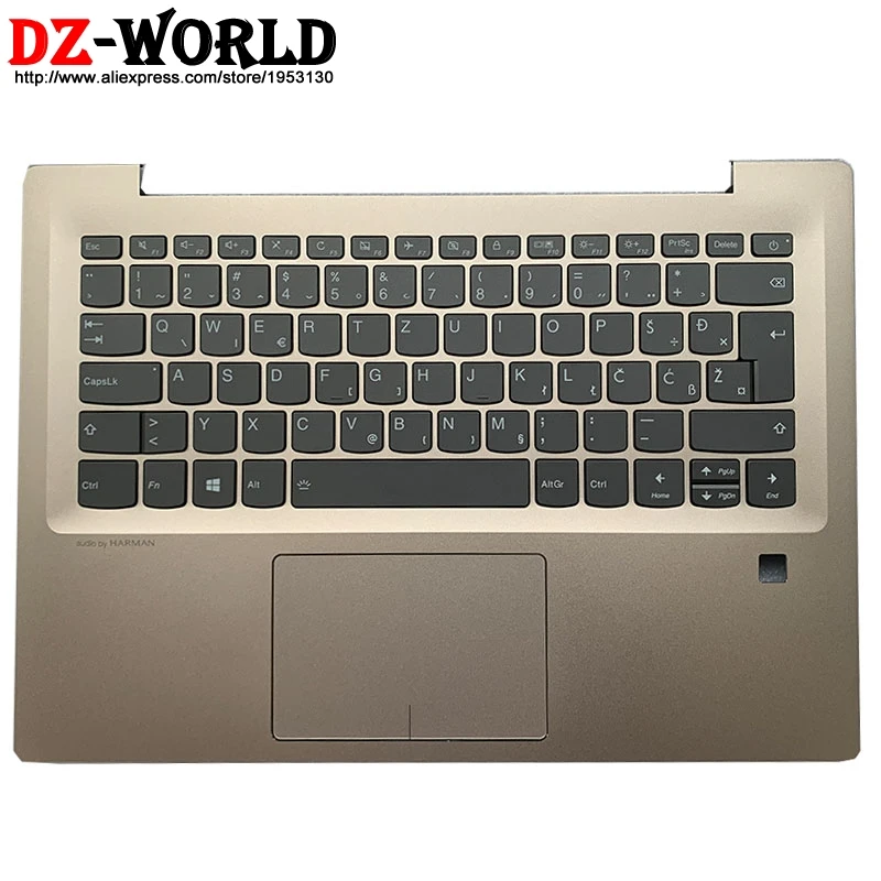 

New Shell C Cover Palmrest Upper Case With Slovenia Backlit Keyboard Touchpad for Lenovo Ideapad 520s-14IKB Laptop 5CB0N78634