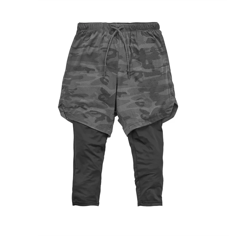 

Muscle Brothers Men's Athletic Pants Casual Basketball Running Fitness 2 In 1 Quick Dry Yoga Shorts