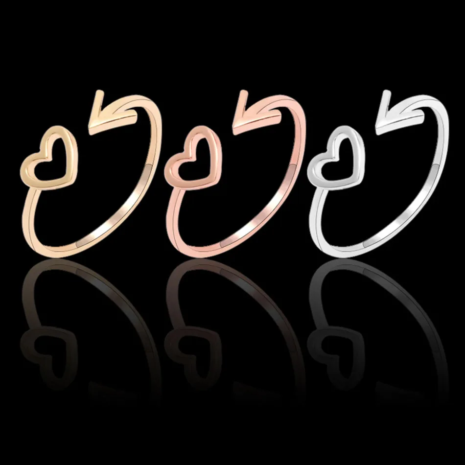 Креативное ювелирное изделие бутиковое Открытое кольцо с наконечником в форме