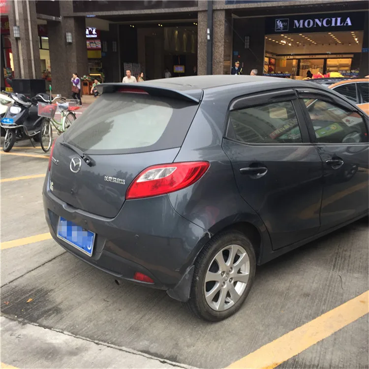 Спойлер для Mazda 2 2006 2013 задний спойлер хэтчбека Mazda2 из АБС пластика LX цветной