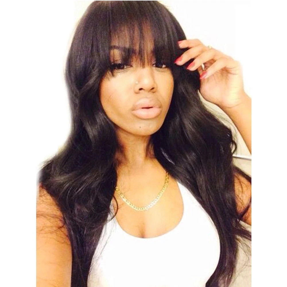 Длинные волнистые парики натуральный цвет для белых/черных женщин из