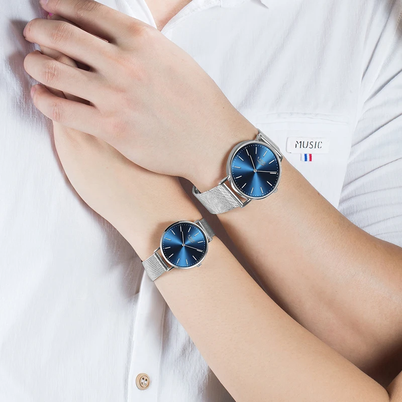 Кварцевый механизм высокое качество ультра-тонкий циферблат женские часы LIGE