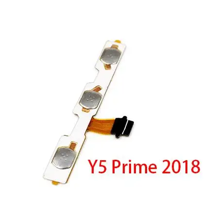 Y5 Prime 2018 10 шт./лот, включение/выключение питания, громкость ключ для боковой кнопки гибкого кабеля для huawei Y5 Y6 Y7 Pro Y9 Prime Запчасти для авто - Цвет: Y5 Prime 2018