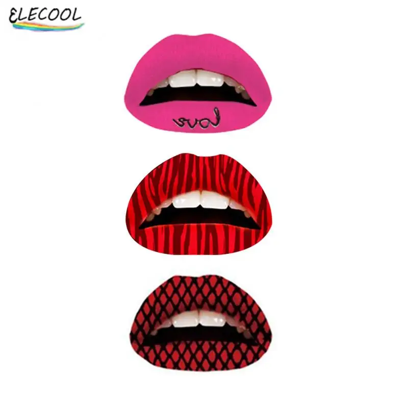 

ELECOOL One-time Use Diamond Polka Dot Pattern Lipstick Long Lasting Easy To Use Lip Stickers 18 Color Lip Party Makeup Tools