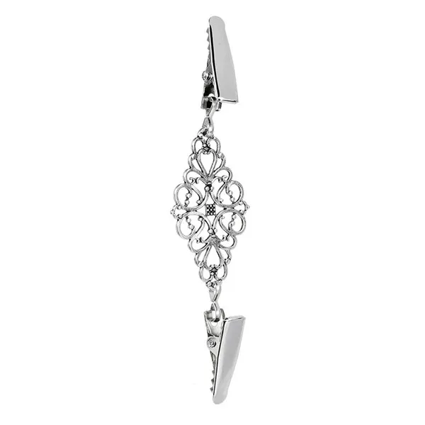 Античный цветочный зажим на воротник рубашки кардиган держатель свитер зажим для шали утка рот Одежда булавки швейные зажимы для подтяжек - Окраска металла: 29