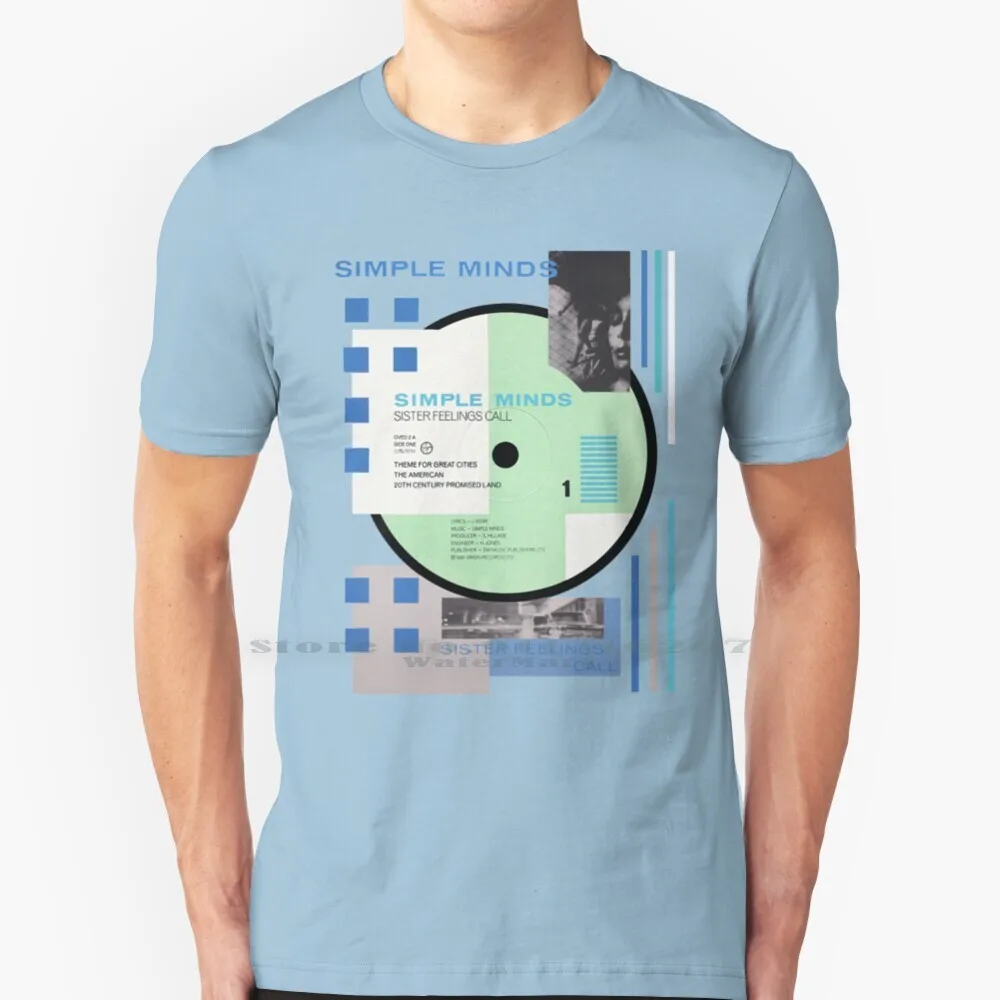 

Simple Minds Sister Feelings Call T Shirt 100% Pure Cotton Simple Minds Band Simple Minds Dont You Forget About Me Album The
