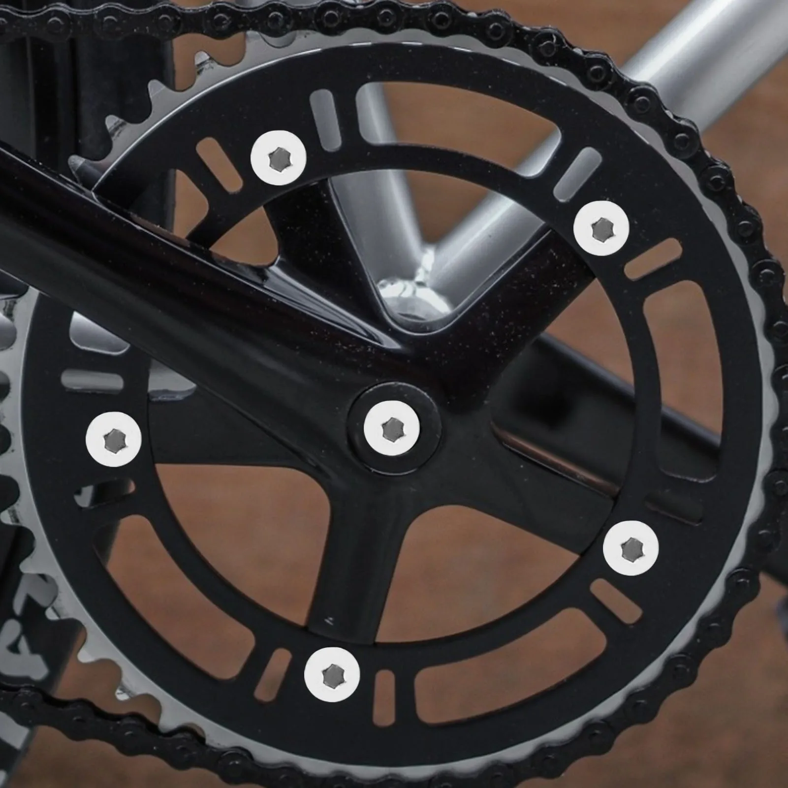 2 шт. M5 * 14 мм Титан из алюминиевого сплава для велосипеда задний переключатель