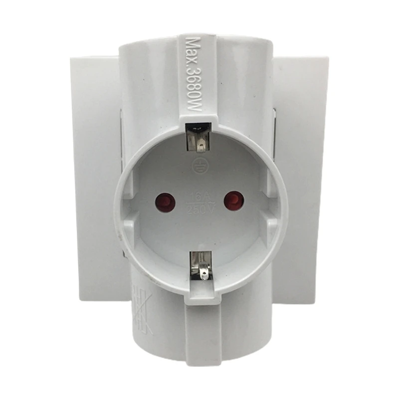 

Home EU Standard One Way Three Conversion Socket Smart Plug Controller Socket