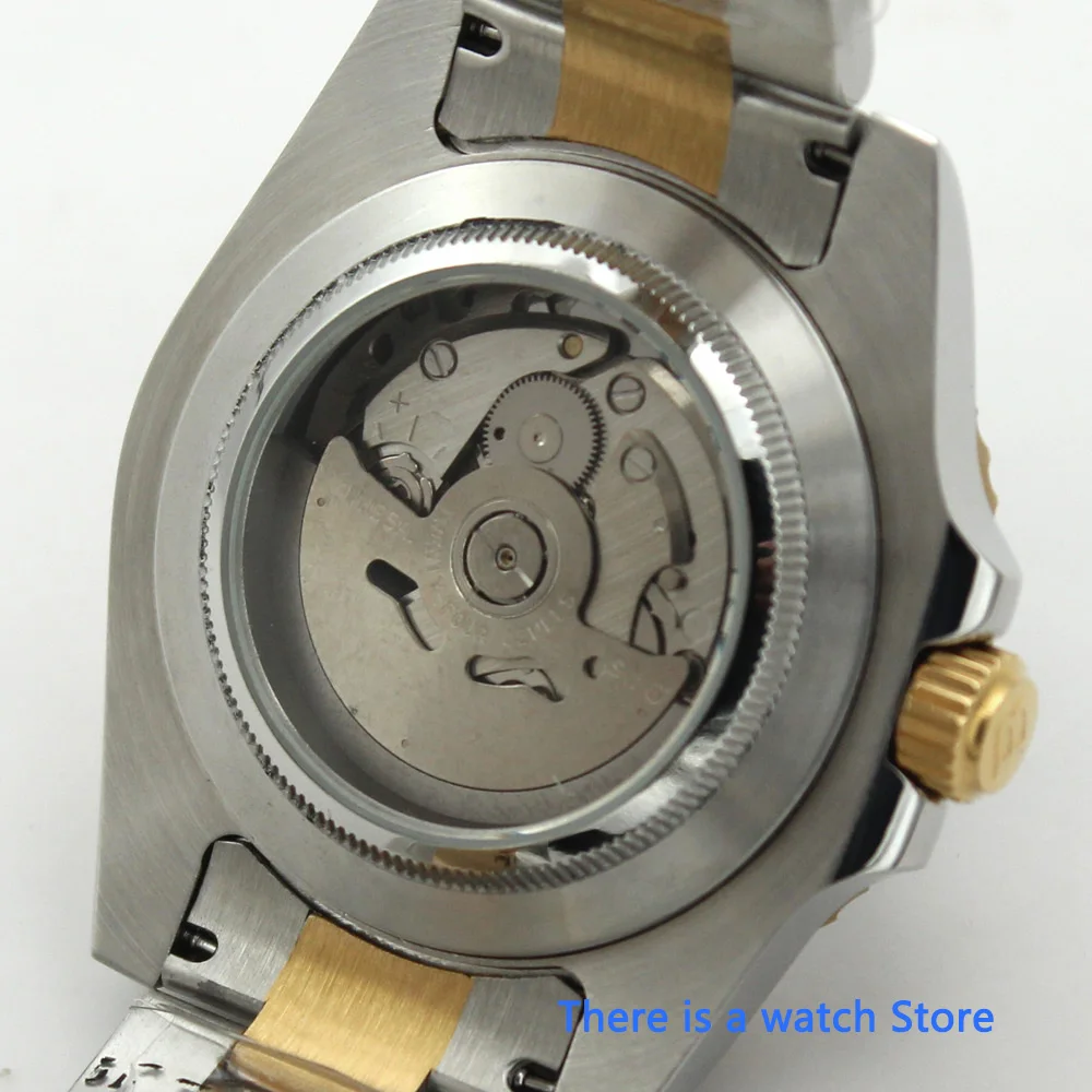 

Bliger 40mm Black Dial Men's Mechanical Watch Ceramic Bezel Top Luxury Sapphire Glass Luminous NH35 Movement Automatic Watch