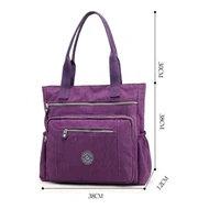 LKEEP Womens Multi-pockets Shoulder Bag New Fashion Portable Outdoor Travel Zipper Multi-functions Large Capacity Handbags