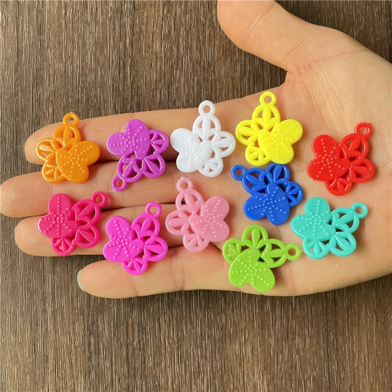 50 шт. Разноцветные Подвески в виде цветов | Украшения и аксессуары