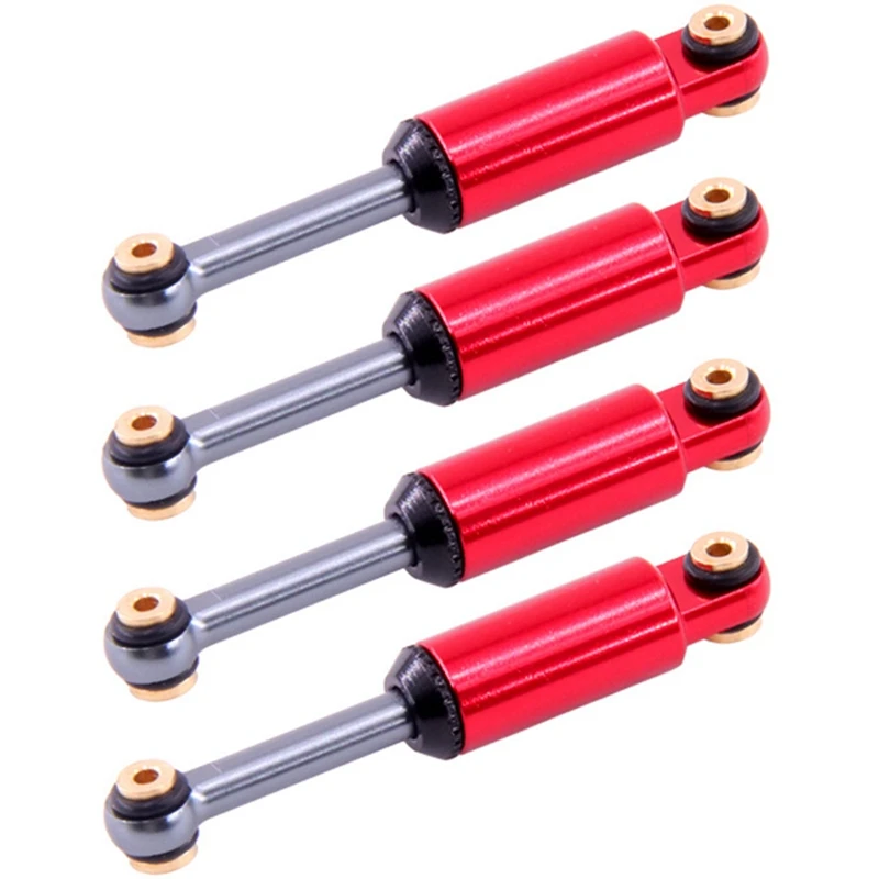 4Pcs Metal Mini Shock Absorber Damper for 1/24 RC Crawler Car Axial SCX24 90081 AXI00001 Upgrade Parts Accessories | Игрушки и хобби