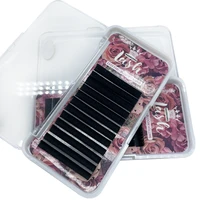 fast ship 2d 6d magnetic camellia lashes 1s blooming eyelash extensions individual soft faux cils russian flowering fan