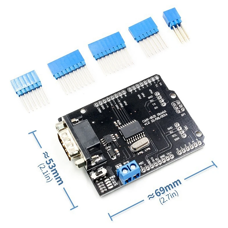 AABB-Mcp2515 Module Ef02037 for Arduino Can-Bus Shield Expansion Board Development Can Protocol Communication | Электроника