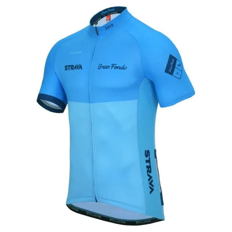 New team strava cycling jersey bike shorts set Ropa Ciclismo quick dry mens pro wear bicycle Maillot Culotte |