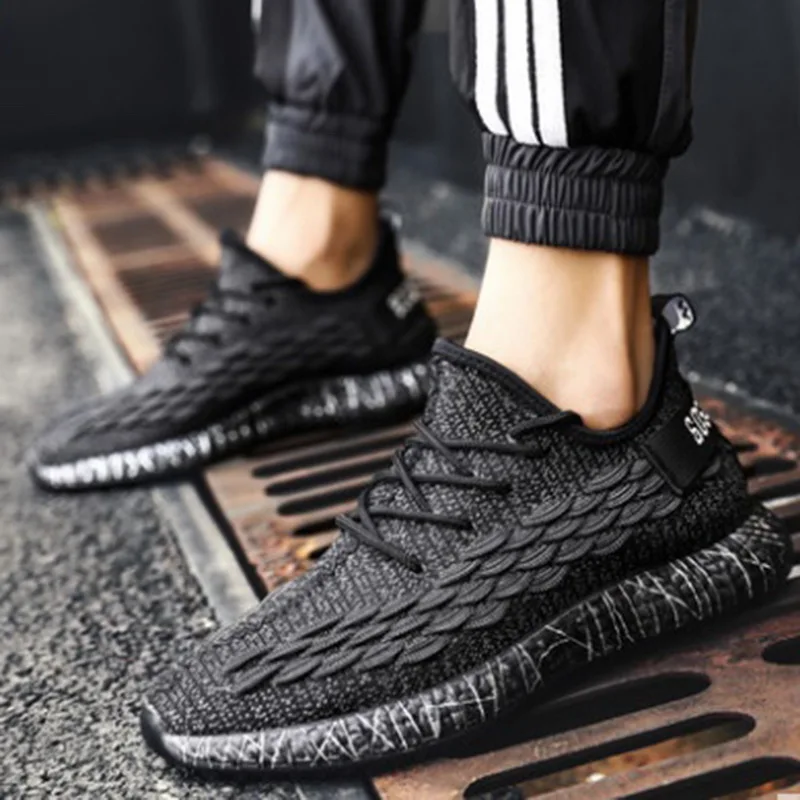 Мужские кроссовки PUIMENTIUA дышащая повседневная обувь на шнуровке износостойкие