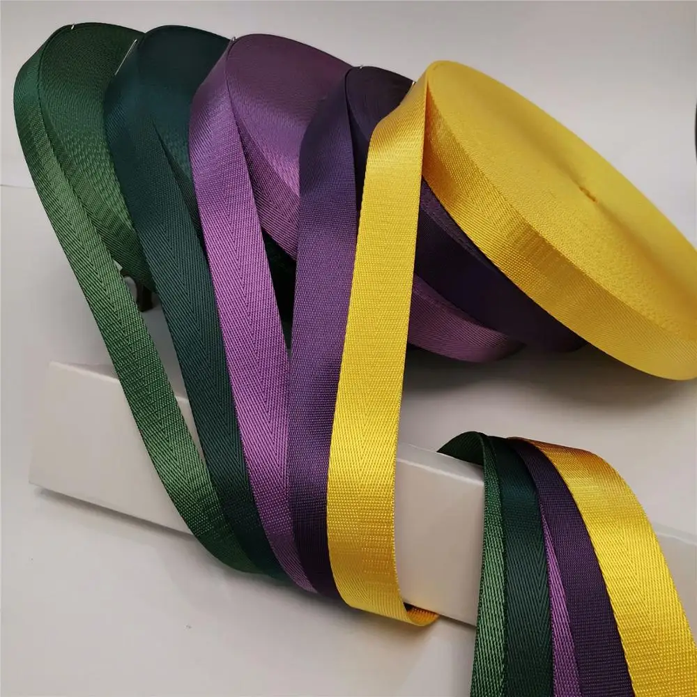 

3Yards 1.2"(32mm) High Quality Strap Nylon Webbing Herringbone Pattern Knapsack Strapping Sewing Bag Belt Accessories