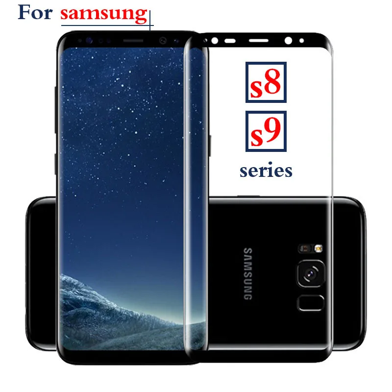 Закаленное стекло для samsung galaxy s8 s9 plus чехол телефона на s 8 9 9s защитное Защитные