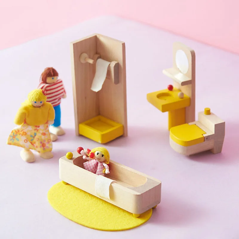 кукольный домик 1 12 игрушечные аксессуары для ванной комнаты масштабная парфюмерия миниатюрная модель мебели мини кукольный домик мебел