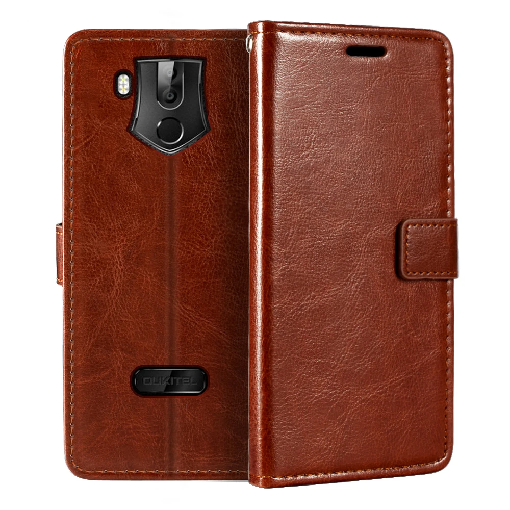 

Чехол-книжка для Oukitel K10, из искусственной кожи, с магнитной застежкой и держателем для карт