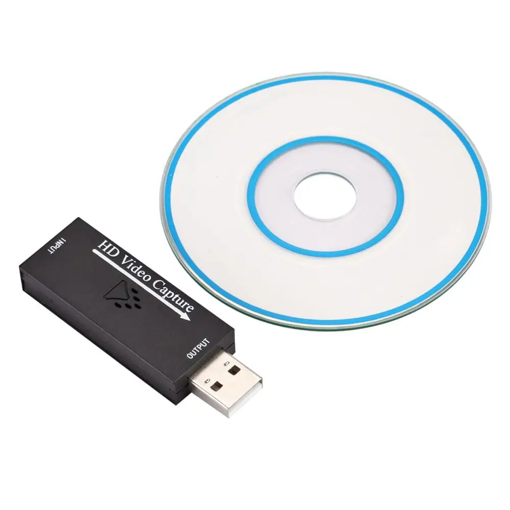 

100% Brand New and High Quality USB 2.0 H-D Audio Video Capture Card Grabber Record Box For Live Broadcast