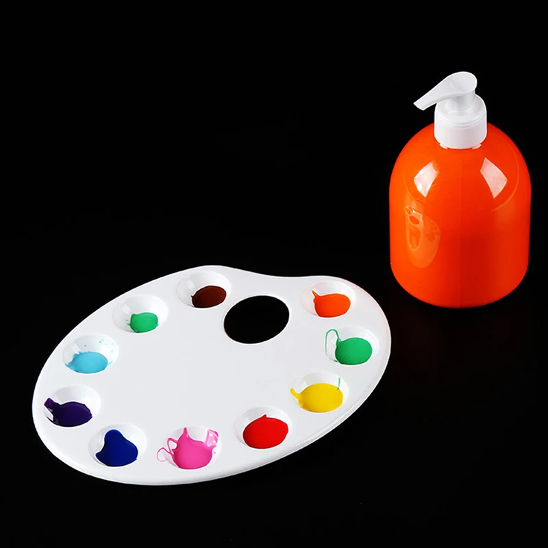 

10 Wells Palette Artist Children Students Art Craft Color Mixing Tray
