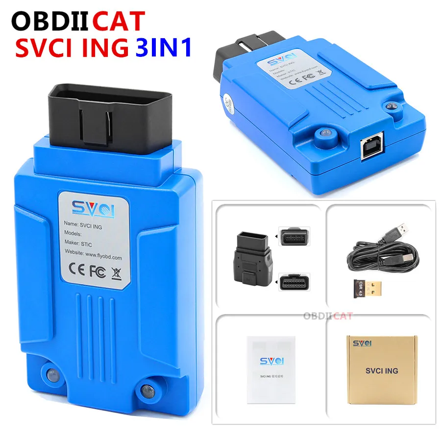 

OBDIICOBD2 Car Accessories SVCI ING Diagnostic Tool Covers All for Infiti /Nsan /GT--R Models Automotive Car Diagnostic Tool