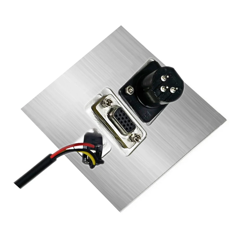 Панель из алюминиевого сплава, Vga, Hdmi, 3pin, Xlr, женский, мужской, информационный выход, Настенная мультимедийная розетка для совещаний, Hdmi, Vga, Hdmi, Dvi