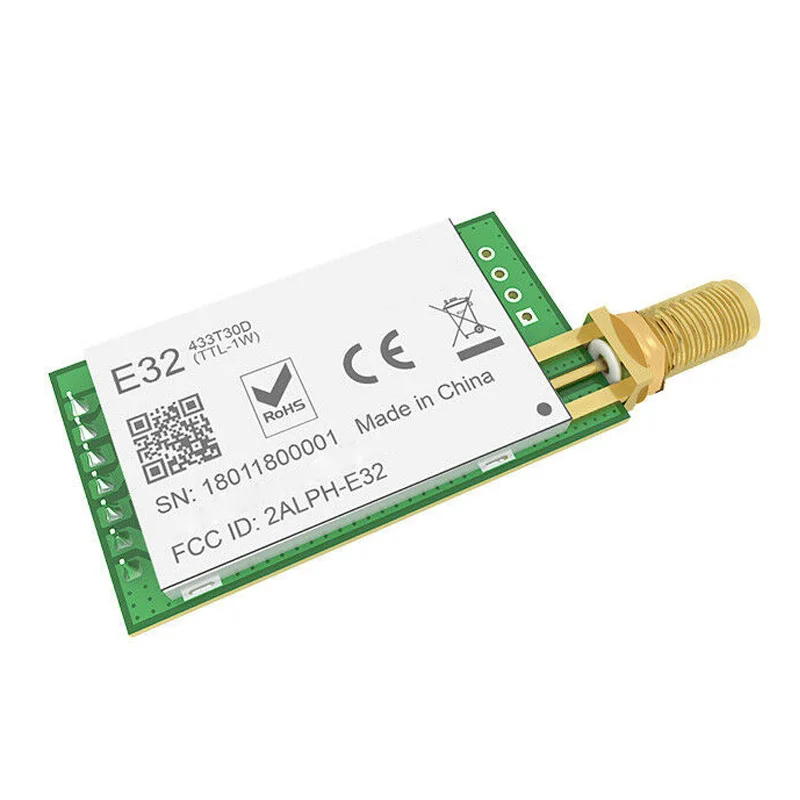 SX1278 433 МГц E32-433T30D 30dBm LoRa пульт дистанционного управления м приемопередатчик 1 Вт