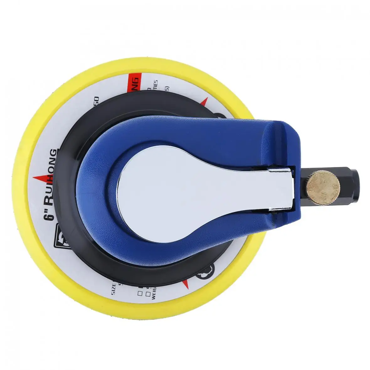 

6 Inch Non-vacuum 9000rpm Pneumatic Air Sander Polishing Machine Random Orbital with Sander Pad for Cars Grinding Waxing Tools